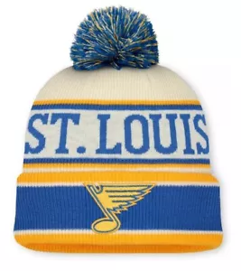 NHL Men’s St Louis Blues 2025 Winter Classic Pom Knit Hat Brand New With Tags - Picture 1 of 2