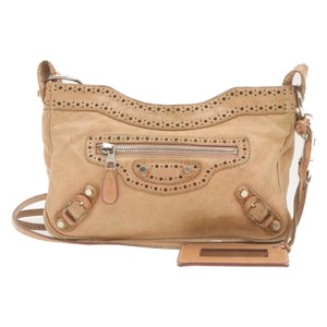 balenciaga classic hip leather shoulder bolsa