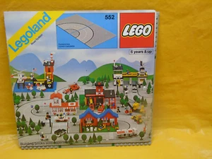 Vintage 1978 LEGOLAND #552 Road System Base Plate Curves - Picture 1 of 7