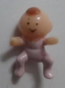 Vintage Polly Pocket Doll Babysitting Stamper Pink Baby Replacement Part PP2 - Picture 1 of 5