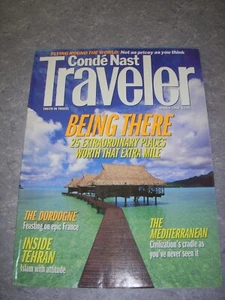 CONDE NAST TRAVELER Magazine, MARCH 1996, THE MEDITERRANEAN, INSIDE TEHRAN! - Picture 1 of 1