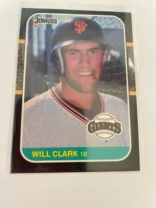 1987 Donruss Will Clark #66 RC - Bild 1 von 1