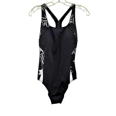 Traje de baño Roxy Black Tech Fitness talla grande Foto 1 de 4