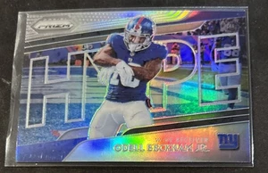 2018 Panini Prizm Odell Beckham Jr. #H14 Hype Insert Silver Prizm Giants SP - Picture 1 of 2