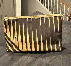GUCCI Bamboo leaves Nylon Pouch Bag/Clutch - Picture 1 of 14