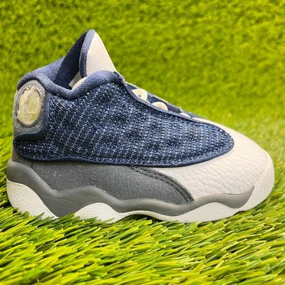 Nike Air Jordan 13 Retro Niño Pequeño Talla 6C Blanco Azul Gris Zapatos Atléticos Tenis Foto 1 de 4