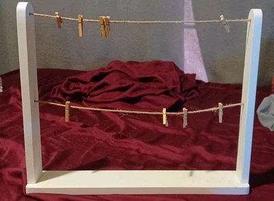 Umbra Photo Display Sung Wook Park Paul Loebach Hanging Clothes Pins Wood - Image 1 of 4