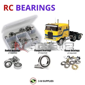 Rodamiento blindado de goma RCScrewZ tam162r para Tamiya Globe Liner 1/14 56304 | KIT - Imagen 1 de 15