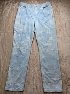 LRL Ralph Lauren Jeans Co Donna 12 Moderno Dritto Caviglia Blu Crema - Foto 1 di 10