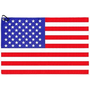 Toallas de golf con bandera americana, toalla de golf gofre de microfibra, adecuada para hombre G... - Imagen 1 de 6