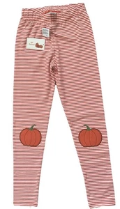 NWT Gymboree Lil' Pumpkin striped Leggings Girl's Size 8 - Picture 1 of 2