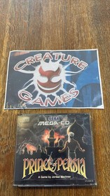 Sega Mega CD Game Prince of Persia With Manual PAL back case comes loose
