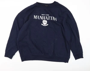 New Look Women's Blue Pullover Sweatshirt with Graphics - Picture 1 of 12