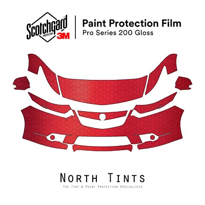 Sujetador transparente con película de protección de pintura precortada serie 3M PRO PPF para Acura TSX 2011-2014 Foto 1 de 4