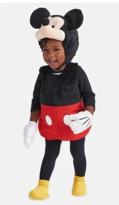 Disney Store 6-12 Meses Mickey Mouse Peluche Burbuja Halloween Disfraz 6 Piezas Foto 1 de 4