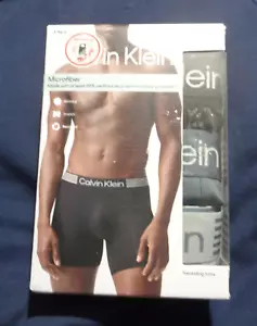 Calvin Klein BOXER Underwear Mens Brief LARGE Microfiber 3 Pack Stretch Wicking - Picture 1 of 1