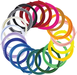Pen Filament Refills, 20 Colors, 16 Feet per Color, 1.75Mm PLA, Works with , ... - Picture 1 of 1