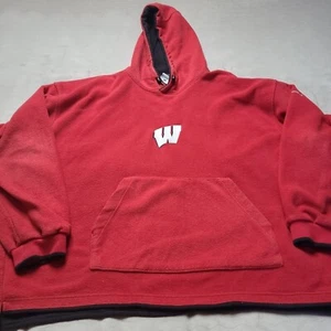 Wisconsin Heavyweght Polar Pullover Sudadera con Capucha Para Hombre XL Columbia Ropa Deportiva Tejones - Imagen 1 de 12