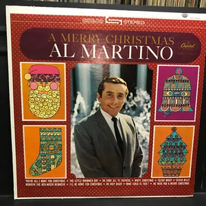 Merry Christmas Al Martino Holiday Vinyl Lp Record 1965 CAPITOL STEREO - Picture 1 of 6