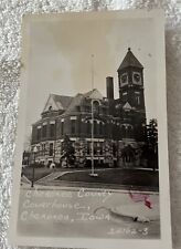 Old RPPC Cherokee County Court House in Cherokee, Iowa Real Photo Postcard