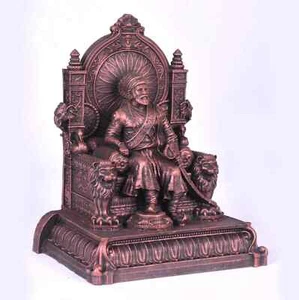 Chhatrapati Shivaji Maharaj Statue Hindu Warrior King for Home Decor/Office - Picture 1 of 4