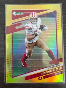 Panini Donruss George Kittle 2021 prueba de prensa premium SP #54 - Imagen 1 de 2