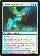 Mtg-sphinx of jwar isle/sphinx of the jwar island | zendikar [nm] fra foil