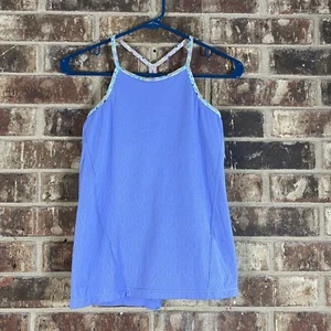 Ivivva Girls Lavender Twist N Tie Racerback Active Spaghetti Strap Tank Top 12 - Picture 1 of 10