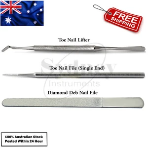 Professional Podiatry Toe Ingrown Nail Filer Foot Hand Dresser Chiropody Tools - Picture 1 of 4