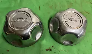 95-00 FORD EXPLORER RANGER WHEEL CENTER CAP F57A-1A096-AC SET OF 2 FREE SHIP B19 - Picture 1 of 8