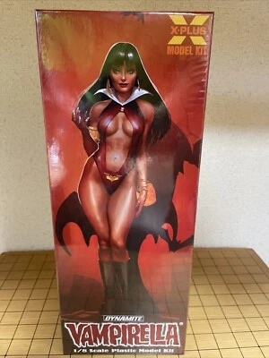 X-Plus 1/8 Scale Vampirella with Bat Shadows Plastic Model Kit NEW - Image 1 of 4