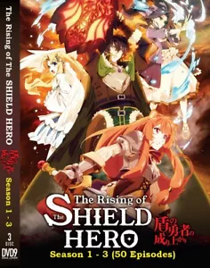 DVD ANIME THE RISING OF SHIELD HERO SEASON 1-3 VOL.1-50 END ENGLISH DUBBED - Picture 1 of 3
