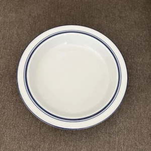 Dansk Bistro Christianshavn Blue Rimmed Soup Bowl 8" Diameter - Picture 1 of 4