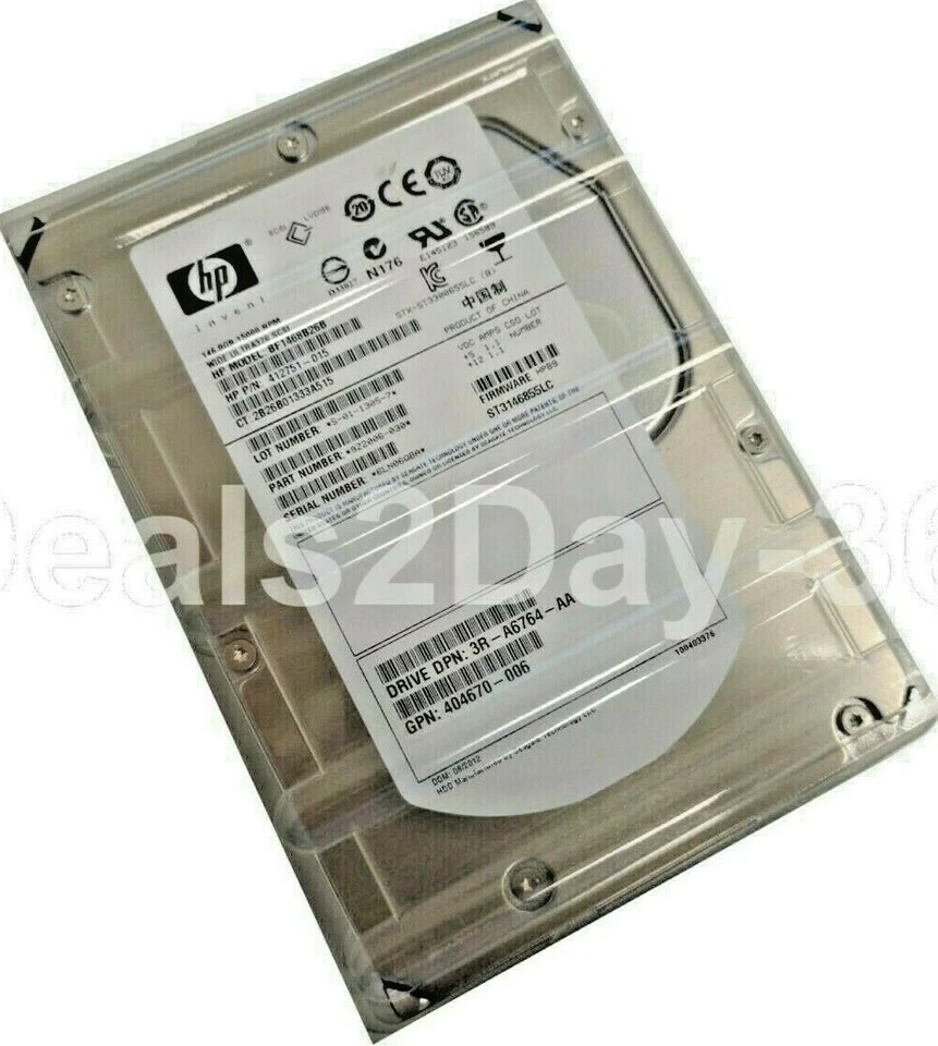 HP ST3146855LC U320 SCSI 146GB 15K HARD DRIVE 3.5in - Image 1 of 4