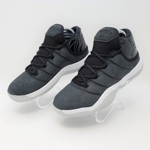 Jordan Super.Fly 2017 BG Youth Nero Cool Grigio Scarpe Sneakers 921208 002 Taglia 6Y