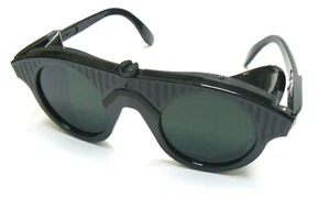 #10 Safety Glasses Protective Goggles Dark Green 10 Shade - Melting & Soldering - Picture 1 of 7