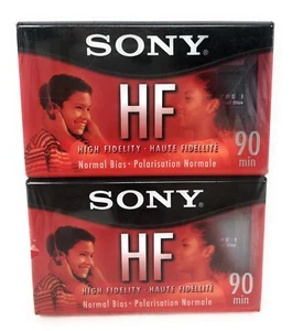 Sony HF High Fidelity Normal Bias 90 Min 2 Tape Set - Picture 1 of 3