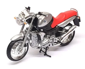 New Ray 1/12 Scale 43553 - BMW R1100R Motorbike - Silver/Red - Picture 1 of 5