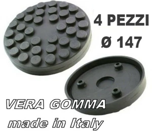 SET 4 TAMPONI diametro 147 3 PIOLI ponti Ravaglioli VERA GOMMA - MADE IN ITALY - Imagen 1 de 2