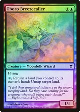 Oboro Breezecaller FOIL Saviors of Kamigawa NM Blue Common MAGIC CARD ABUGames