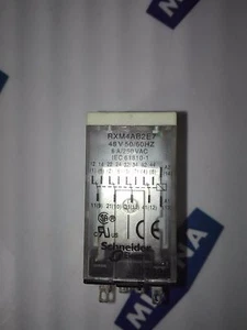 SCHNEIDER ELECTRIC RXM4AB2E7 Miniatur-Relais 48V 50/60Hz 6A 250VAC - Picture 1 of 2