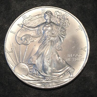 2008 American Silver Eagle US Mint Issue 1oz Pure WE COMBINE SHIPPING #o849 - Image 1 of 2