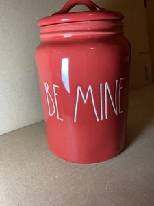 Rae Dunn rot "BE MINE" große Keksdose Dose 2020 Release - Bild 1 von 6