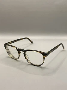Warby Parker Eyeglasses Baker 256 49-20-145 Brown Tortoise Round Frames - Picture 1 of 8