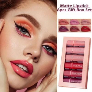 Matte Lipstick 6pcs Gift Box Set Hydrating Lipstick Lastin Waterproof H7X5 T4B1 - Picture 1 of 16