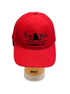 Sombrero Para Hombre Fire Rock Navajo Casino Nuevo México Rojo Negro Gorra América - Imagen 1 de 5