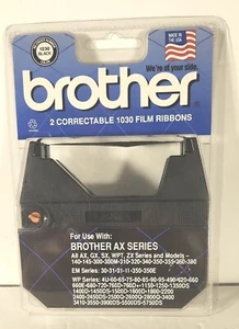 Brother 1230 Nero Confezione da 2 Nastro Pellicola Correggibile 1030 Sigillato. - Foto 1 di 4