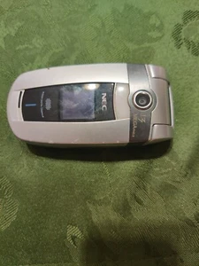 NEC E540 Cell Phone 2G Silver - Rare Collector Not Working See Photos Rare - Picture 1 of 8