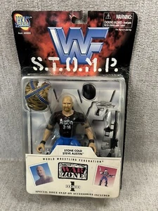 WWF Stomp figure,STONECOLD STEVE AUSTIN,1997 Jakks Pacific, Series 1 - Picture 1 of 4