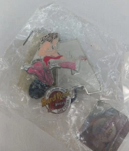 NEW! LAS VEGAS EDDIE VAN HALEN EVH MUSICIAN LETTER *A* Hard Rock Cafe PIN  - Picture 1 of 2